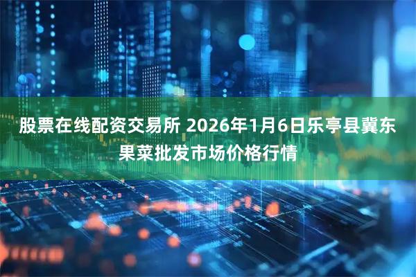 股票在线配资交易所 2026年1月6日乐亭县冀东果菜批发市场价格行情